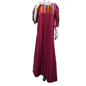 Vintage 1980's ORIGINS JUDY MARGOLIS Ethnic Tribal Middle Eastern Dress Kaftan